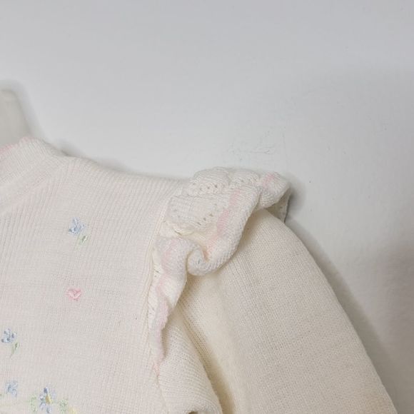 Vintage Baby Kisses Knit Romper Size 3/6 Months - Picture 14 of 15